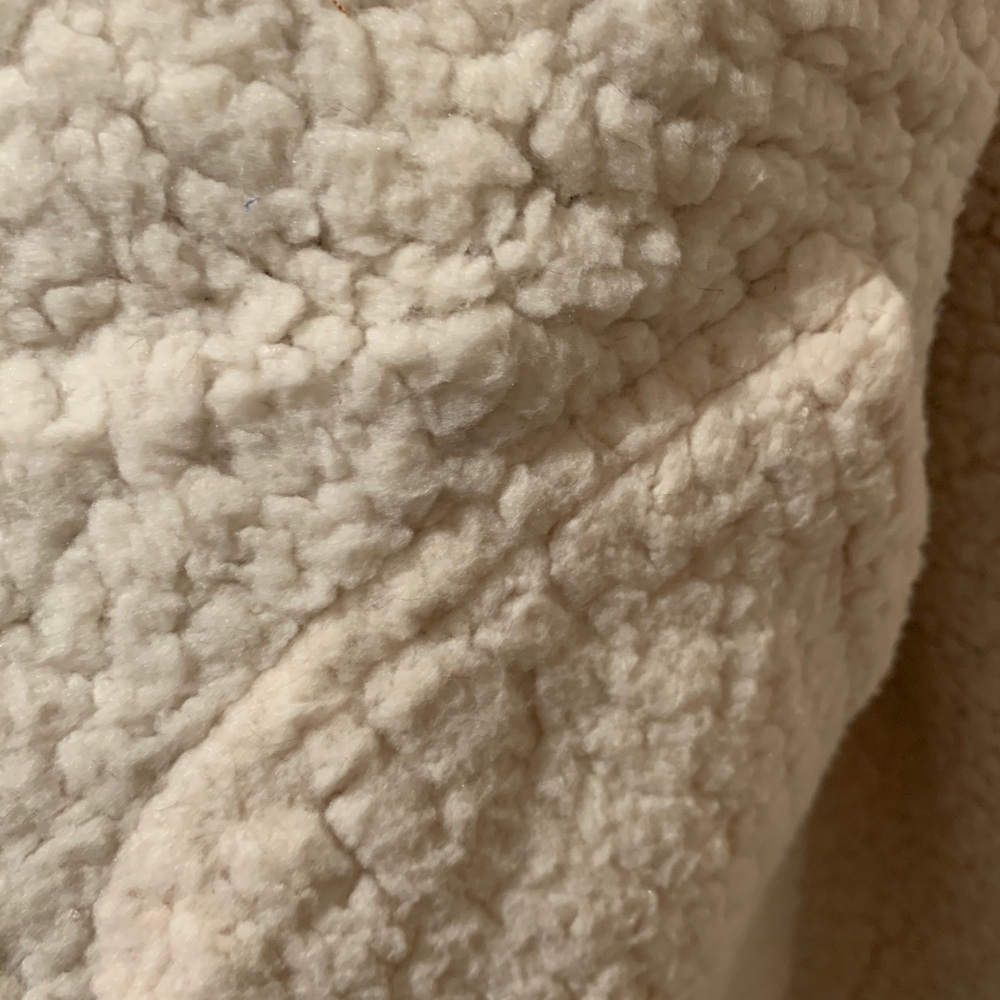 BLUSH FLORAL FAUX FUR LINED CARDIGAN - Picture 7 of 7